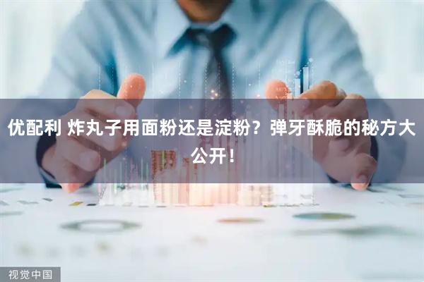 优配利 炸丸子用面粉还是淀粉?弹牙酥脆的秘方大公开!